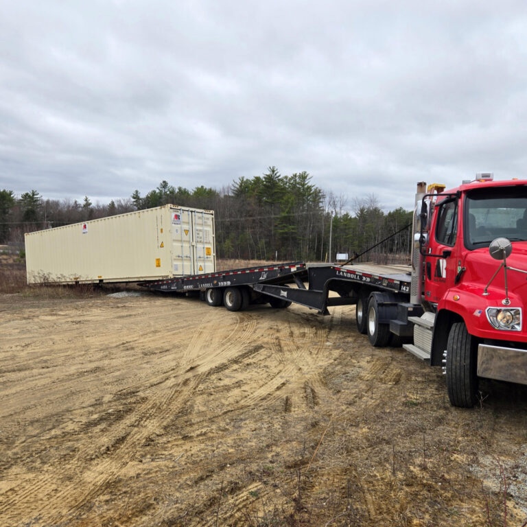 Abco Rental & Storage, Inc recently completed the pickup and relocation of a 40-foot high cube stora 