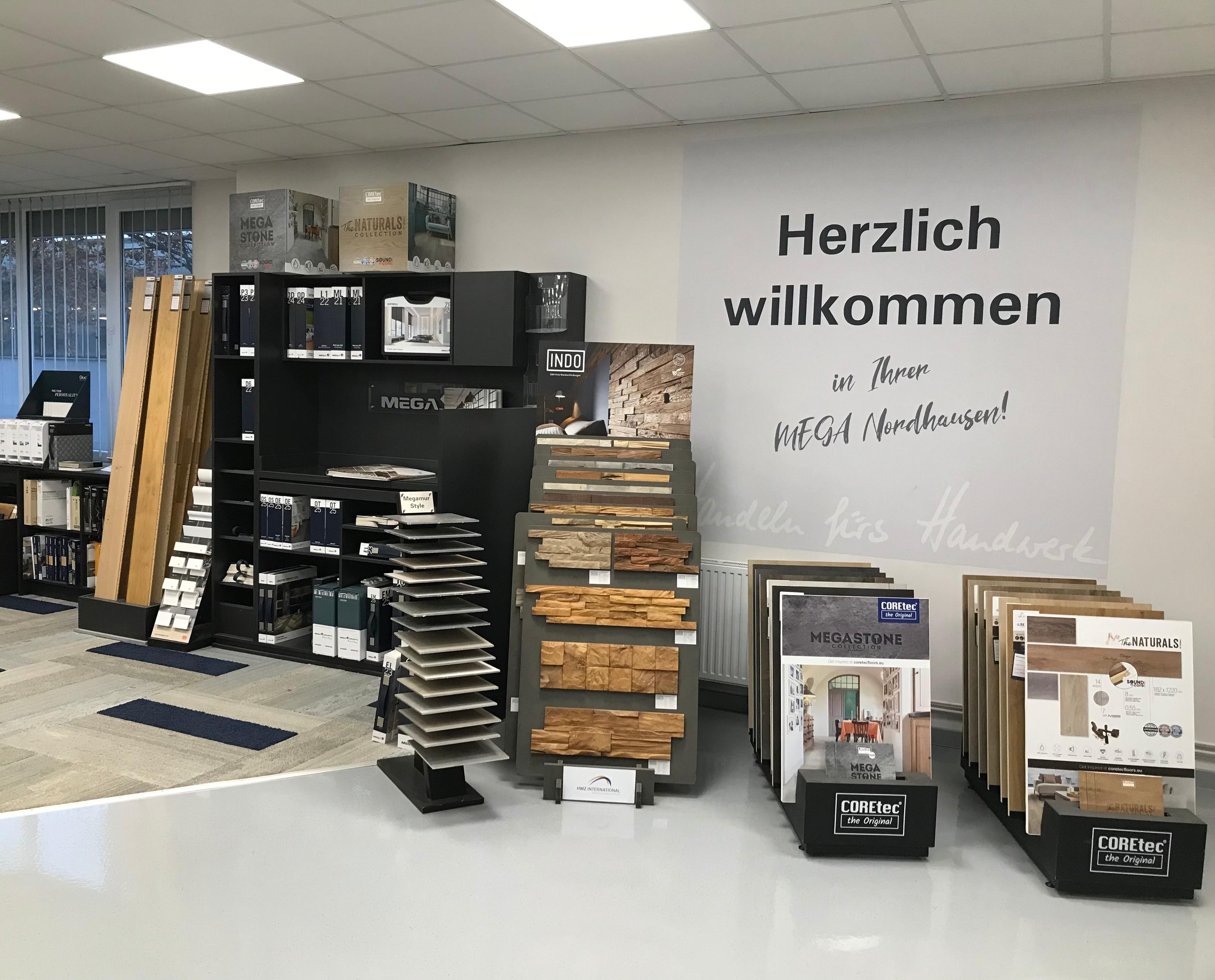 Standortbild Innenraum Wohnberatung MEGA eG Nordhausen, Großhandel für Maler, Bodenleger und Stuckateure