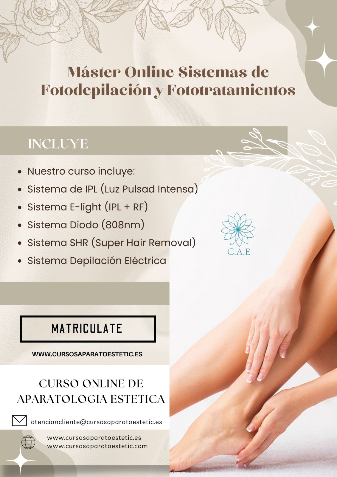 Images Cursos Online de Aparatología Estética (CAE)