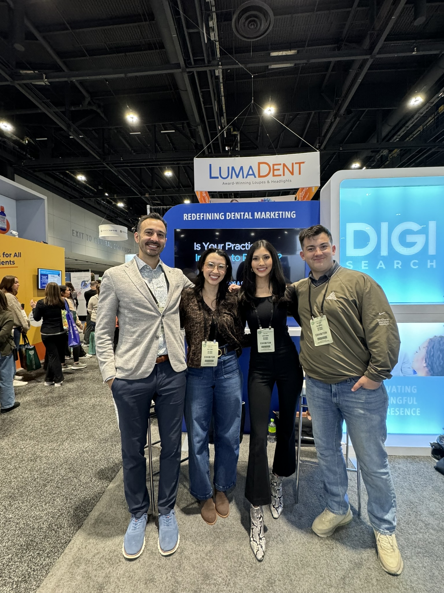 The DIGI Search booth at the 2025 Chicago Midwinter Meeting