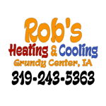 Rob's Heating & Cooling Logo
