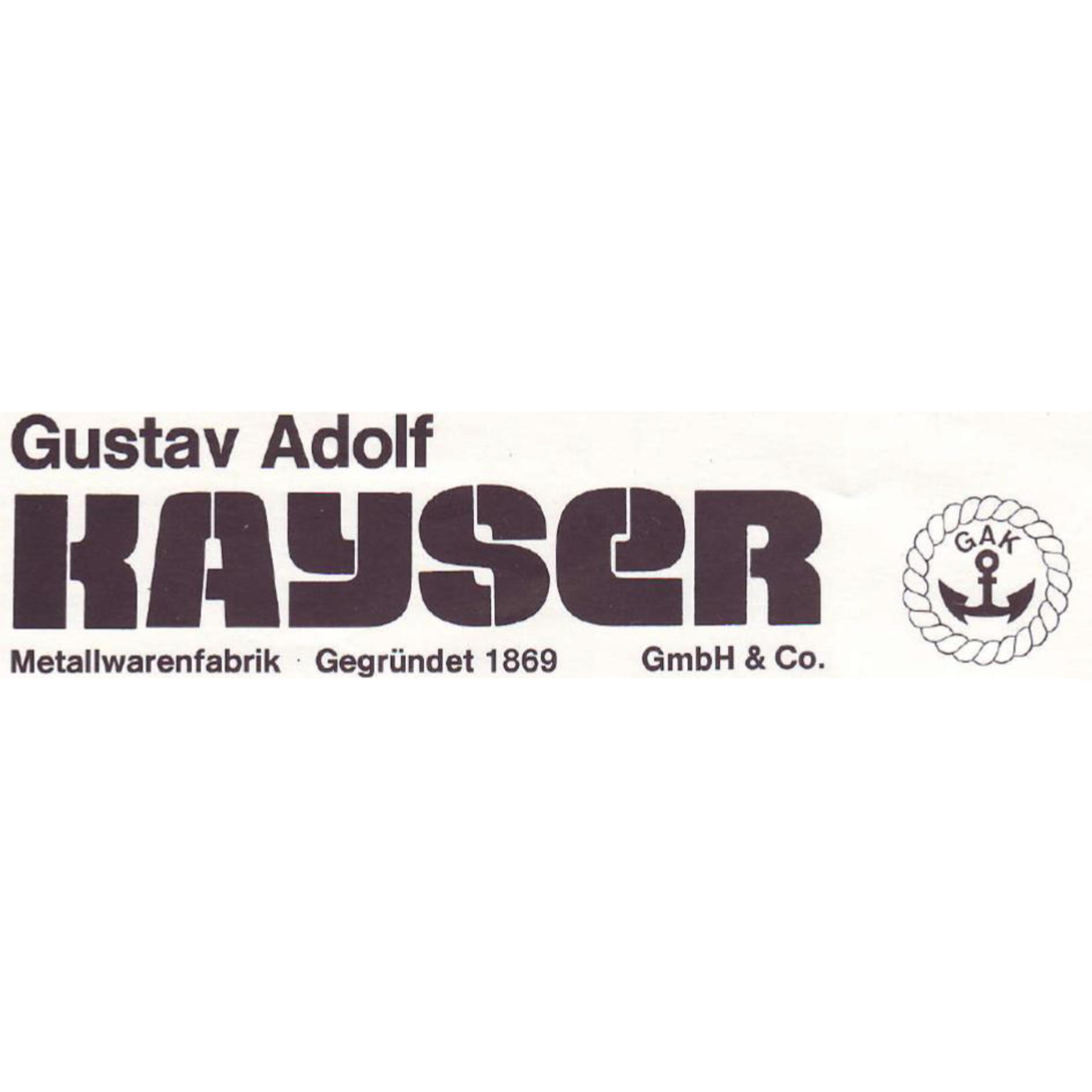 Logo Gustav-Adolf Kayser GmbH & Co.KG