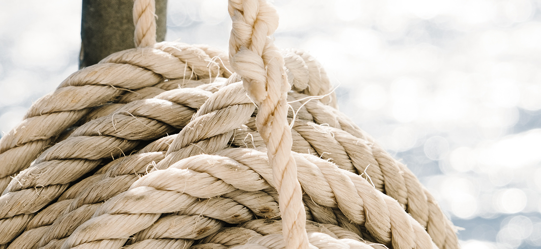 Sailing ropes.