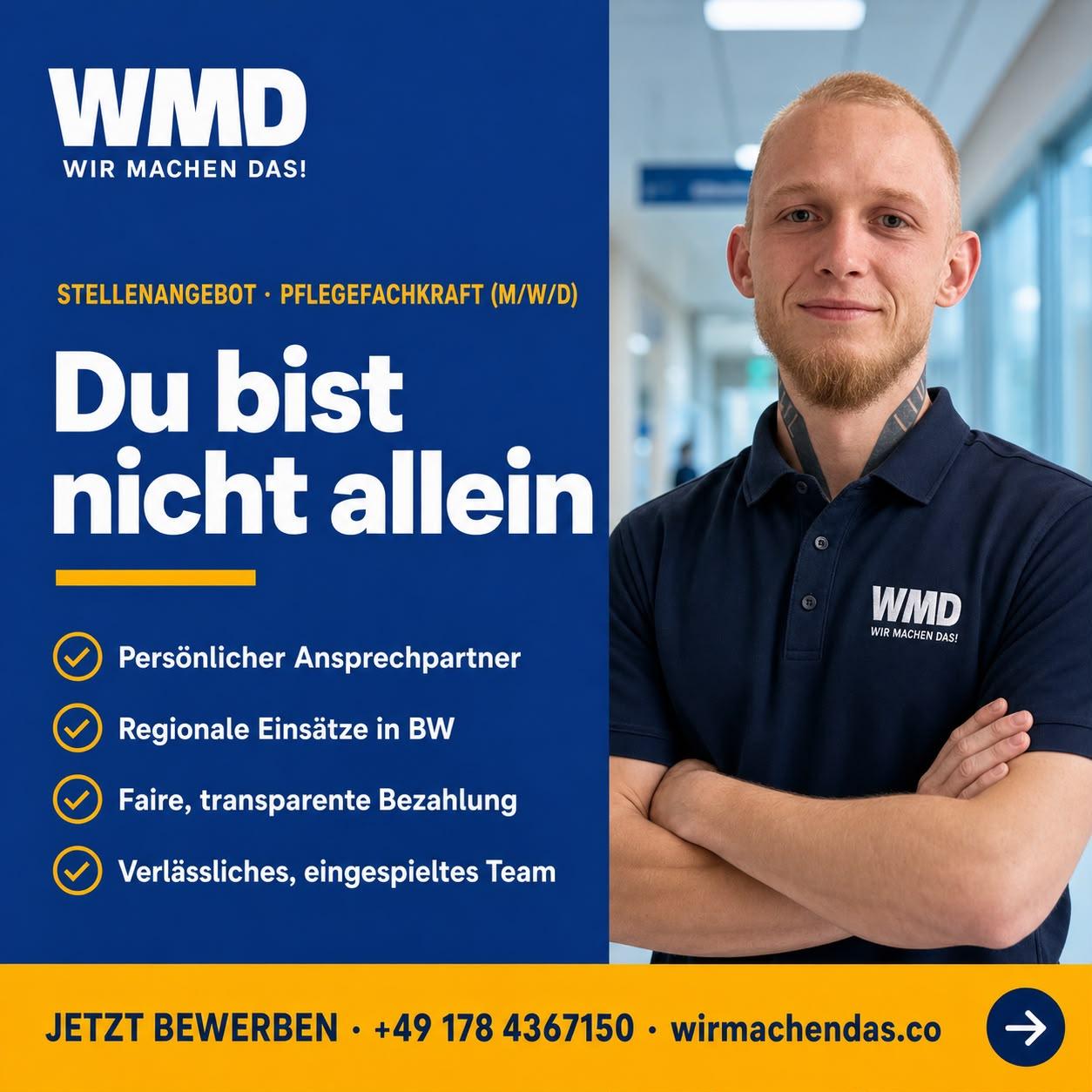 Wir machen das GmbH | Zeitarbeitsfirma für Pflegefachkräfte, Rathausstraße 9 in Bruchsal