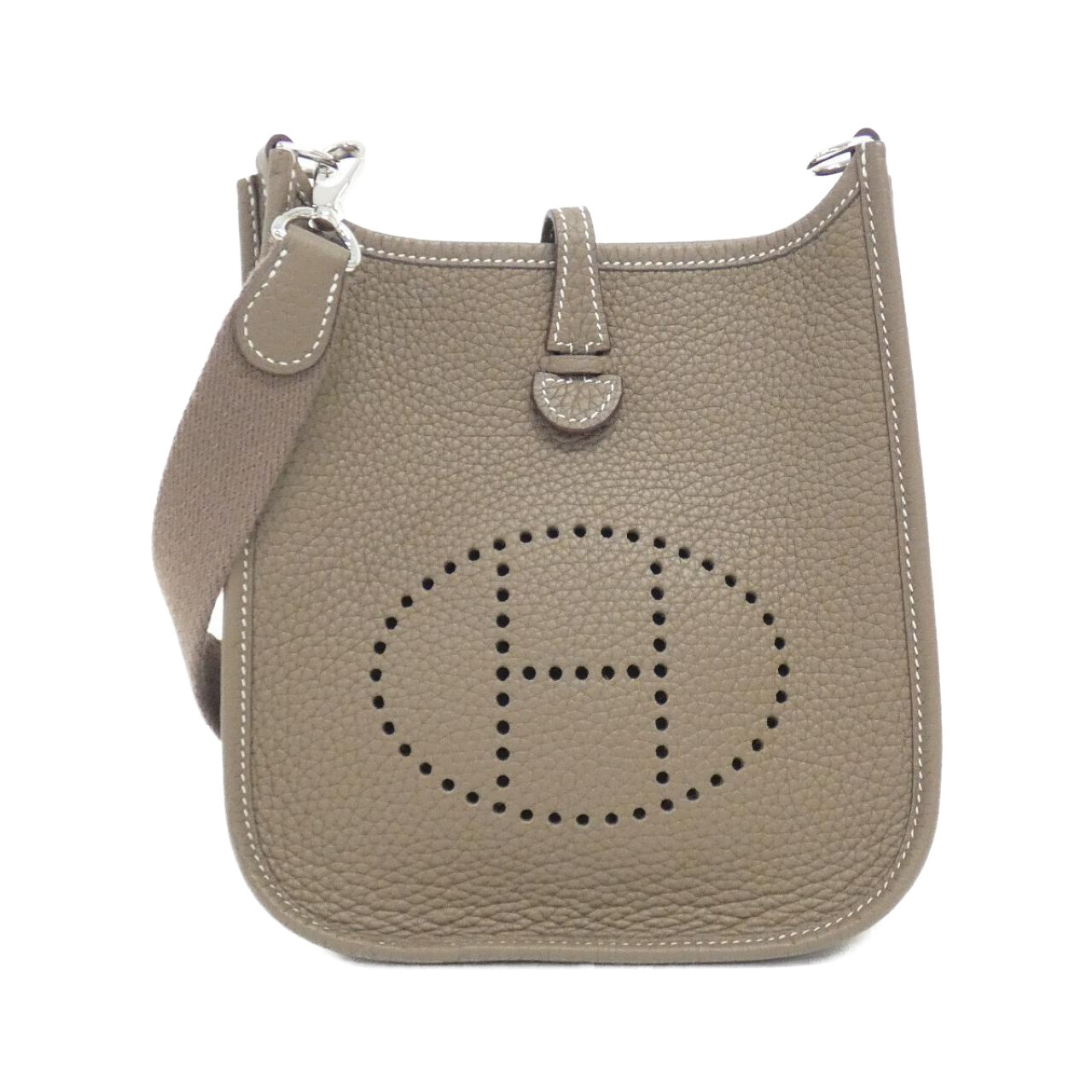 エルメス エヴリン アマゾン 16cm 069426CK トリヨンクレマンス ETOUPE+ETOUPE シルバー金具 K刻印