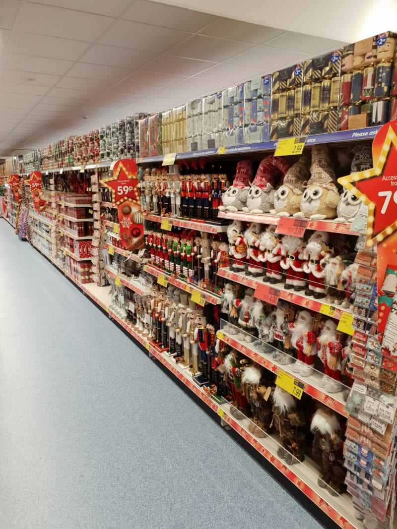 B&M's brand new store in Rochdale boasts a huge range of Christmas decorations, lights, trees, ornaments and much more.