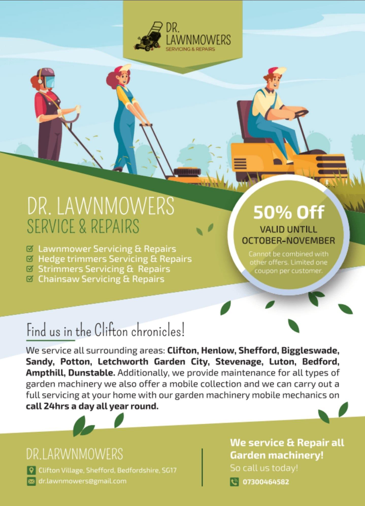 Images Dr Lawnmowers Services & Repairs