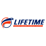 Lifetime Heating, Cooling, Plumbing and Electric Logo