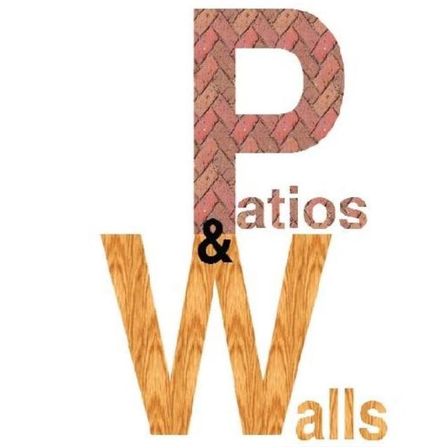 P & W Patios and Walls Logo