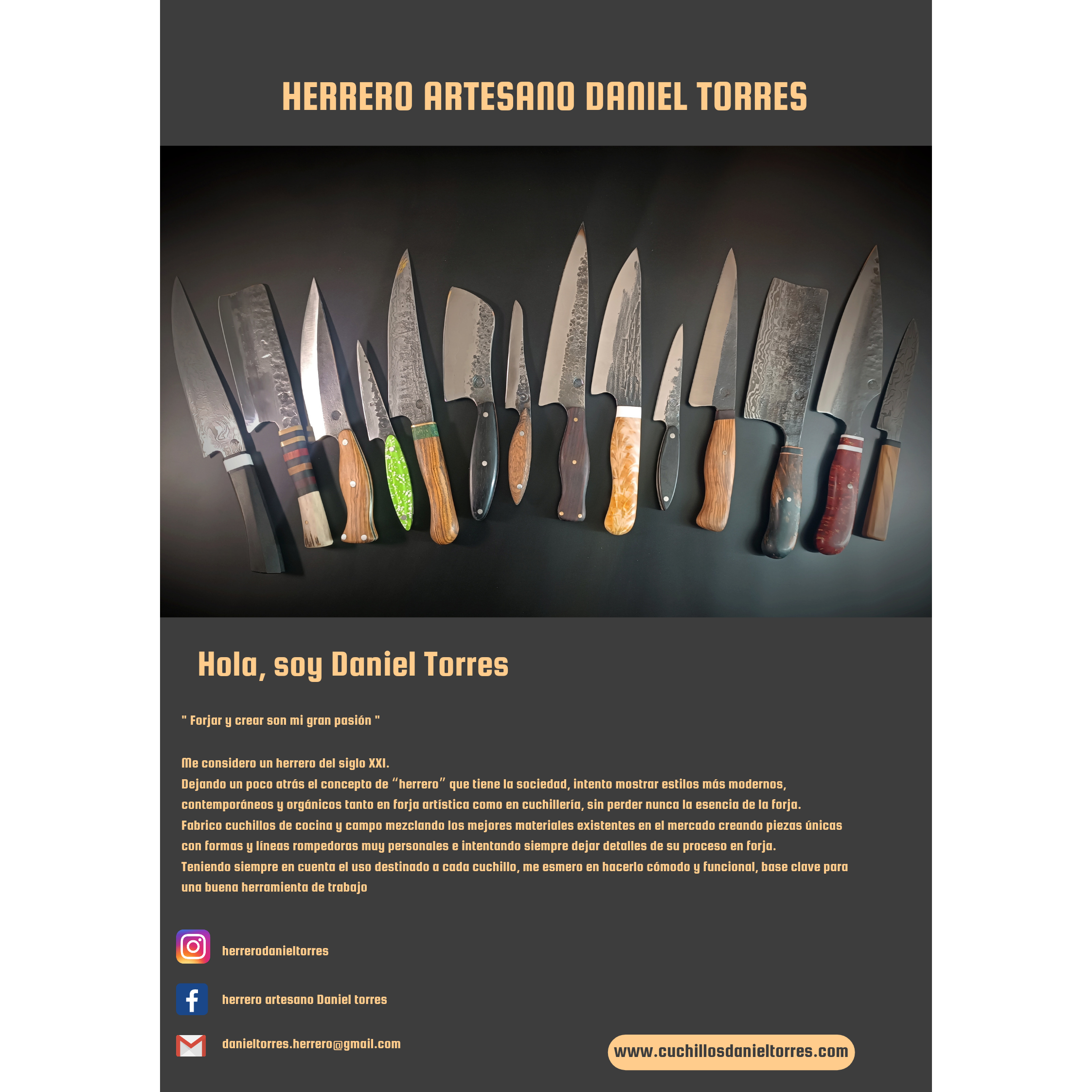 Cuchillos Forja Daniel Torres Logo