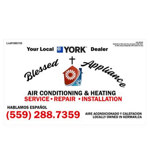 Blessed Appliance Air Conditioning And Heating Logo