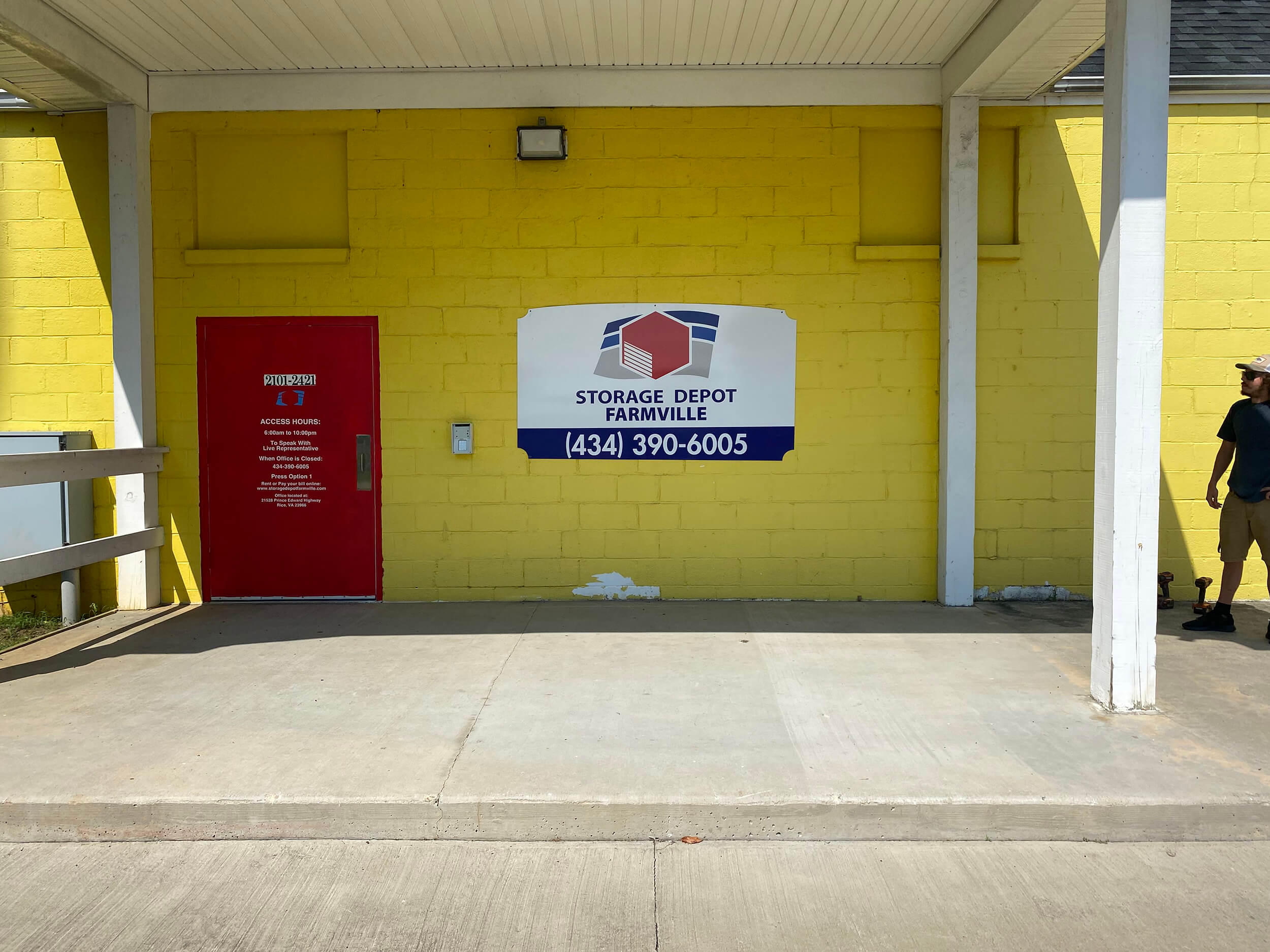 Storage Depot of Farmville - Exterior Signage