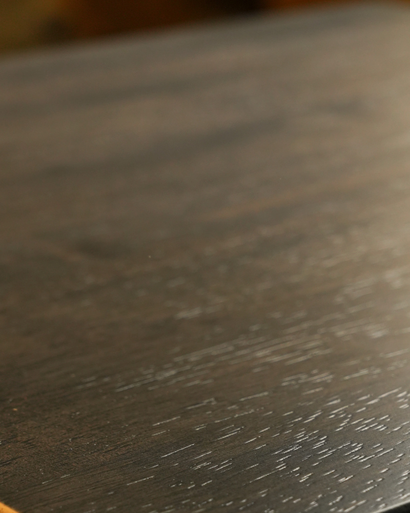 Dark wood Refinished Detail