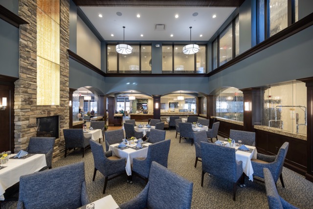 Concord Reserve boasts chef inspired menus with elegant dining spaces.