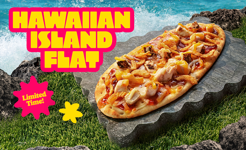 NEW Hawaiian Island Flat at Tropical Smoothie Cafe.