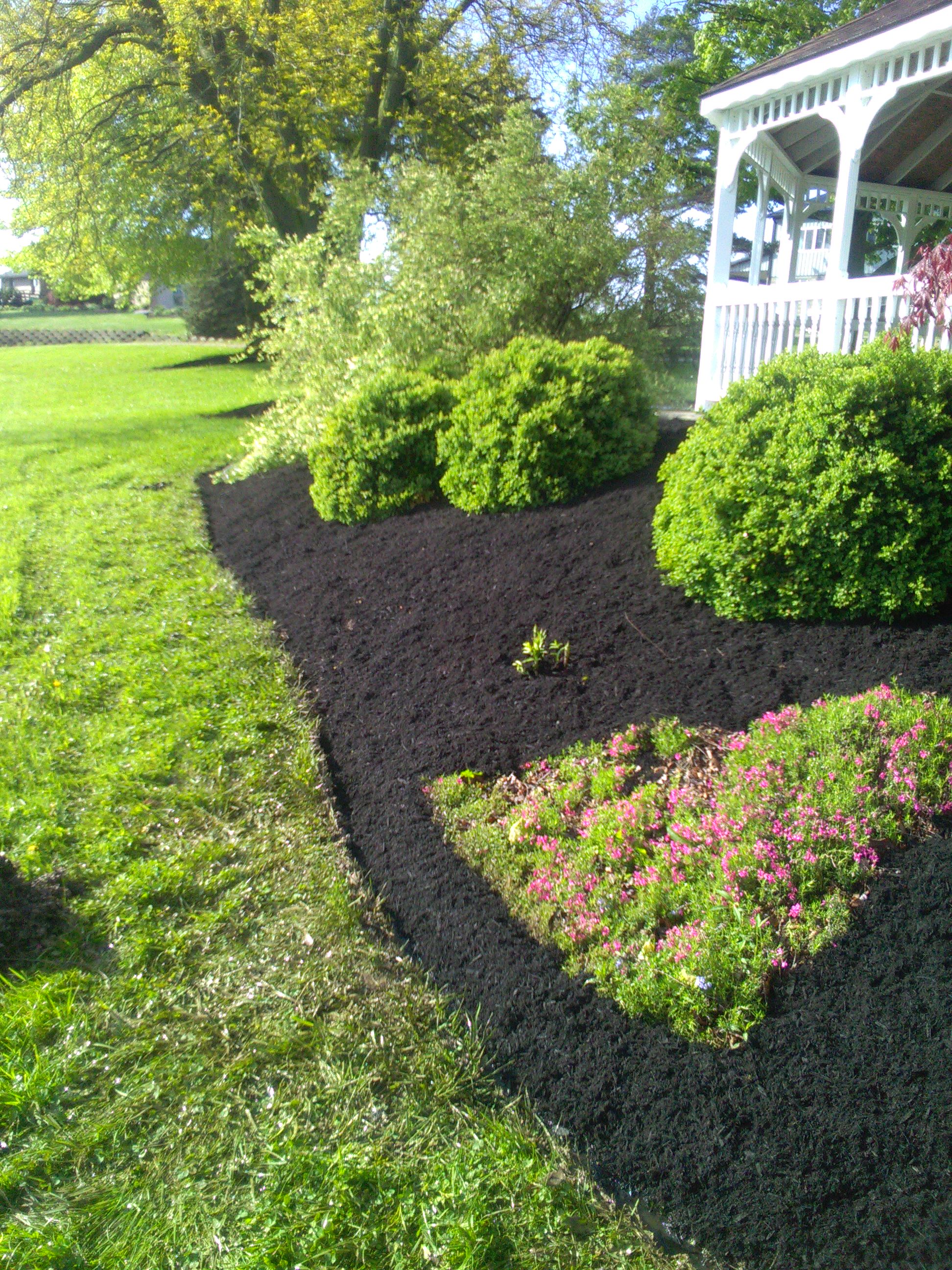 Working with fellow family-owned business, Kaufman Mulch in Millersburg, allows Steven to offer a wide selection and trusted quality. He guides homeowners and business owners to select the color and shred to best complement any building.