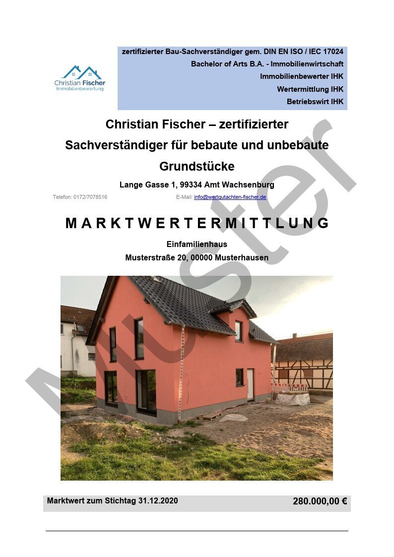 Bild 4 Sachverständiger für Immobilienbewertung Christian Fischer in Amt Wachsenburg