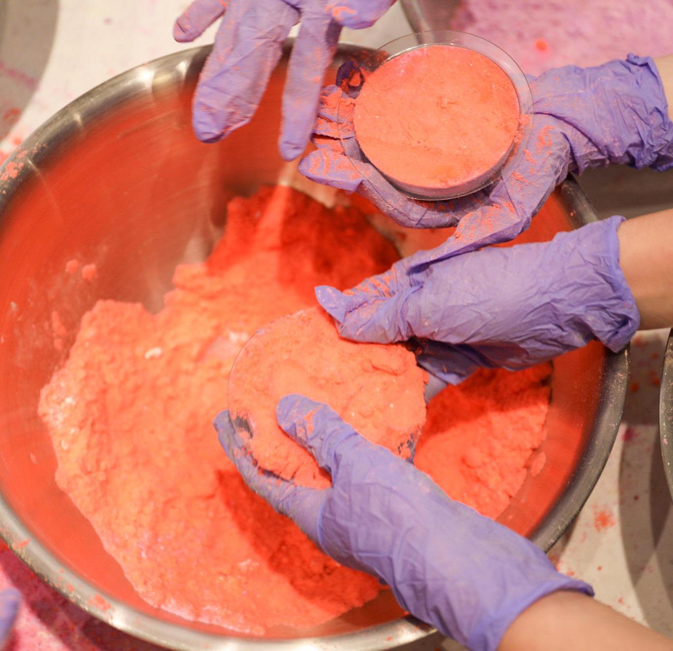 Bath Bomb Making at a Lush Party