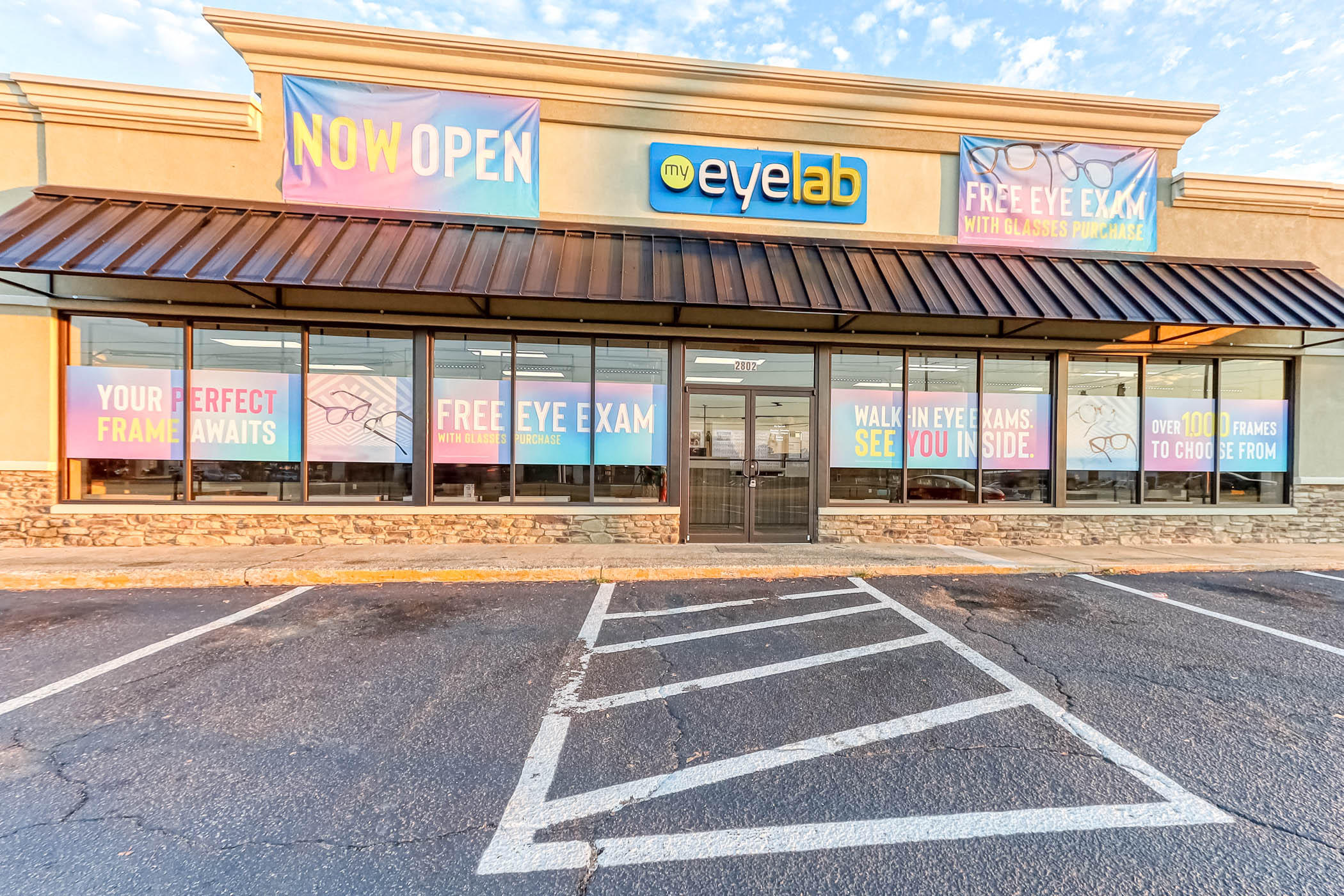 Storefront at My Eyelab optical store in Warner Robins-Centerville, GA 31028