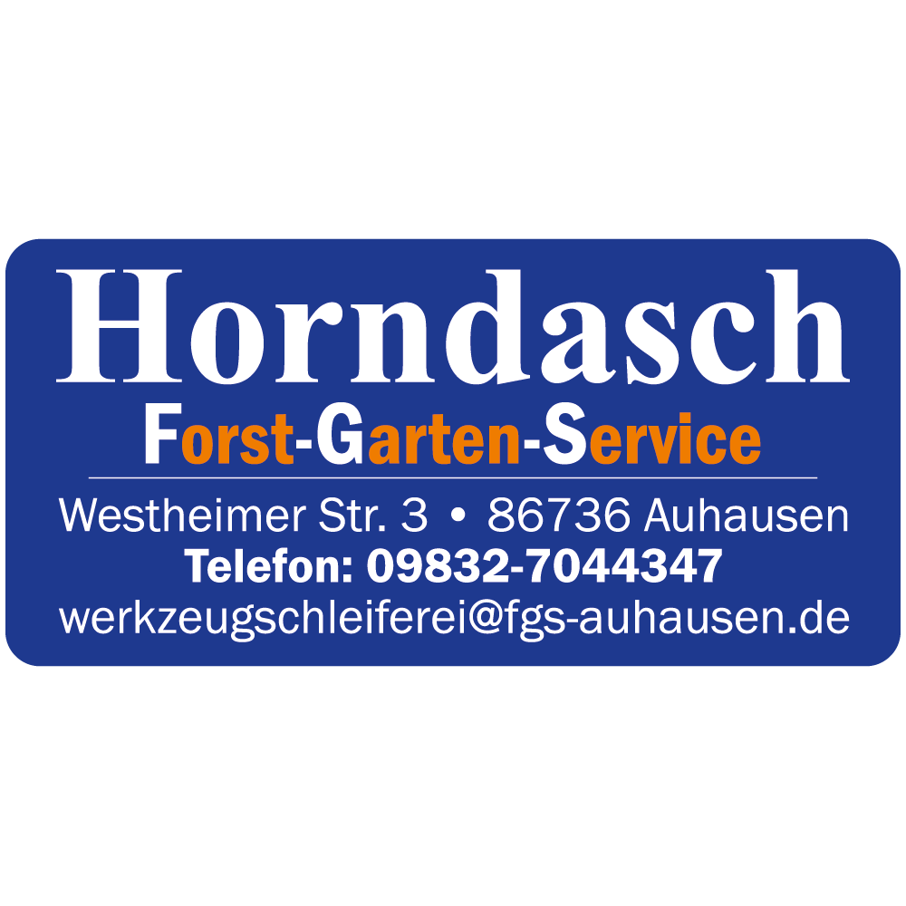 Werkzeugschleiferei Horndasch FGS Forst- und Gartenservice Logo