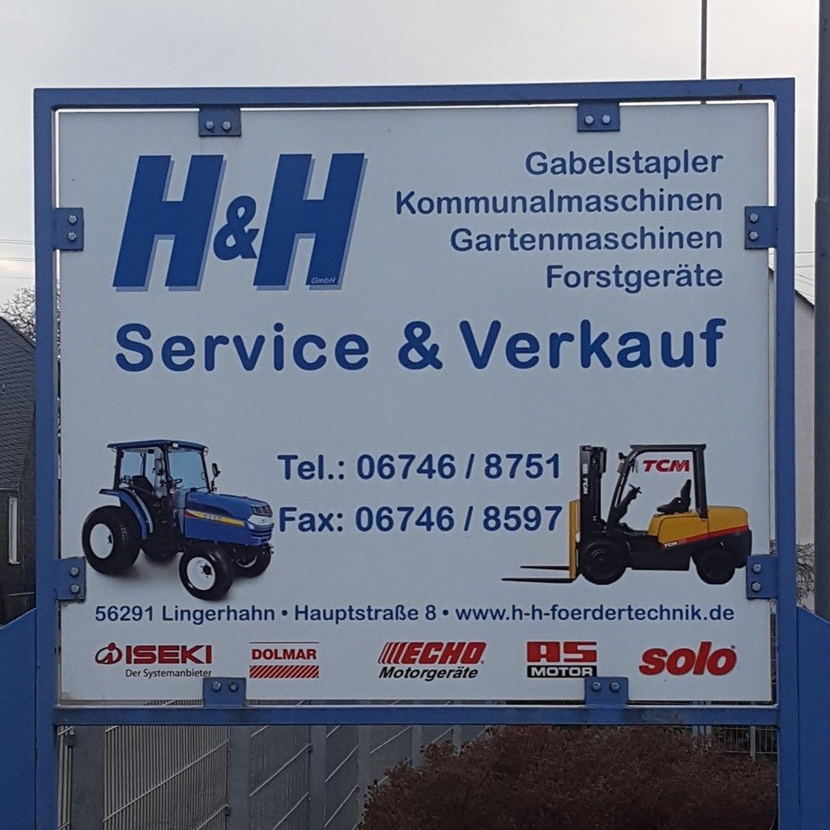 H & H Garten-, Land- und Fördertechnik GmbH, Hauptstraße 8 in Lingerhahn