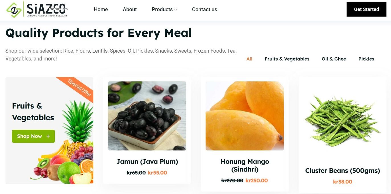 Images Grocery Online / Siazco