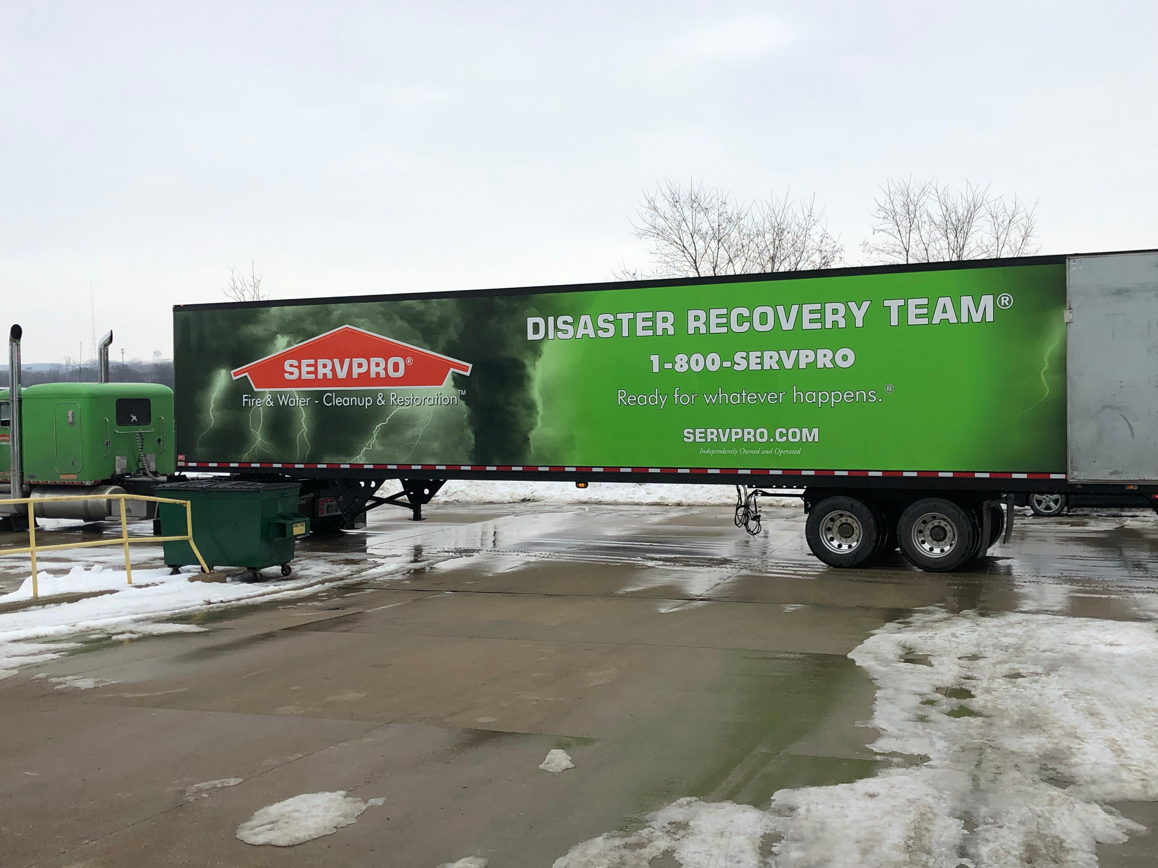Our Disaster Recovery Team is always on standby and available to respond to your large loss.