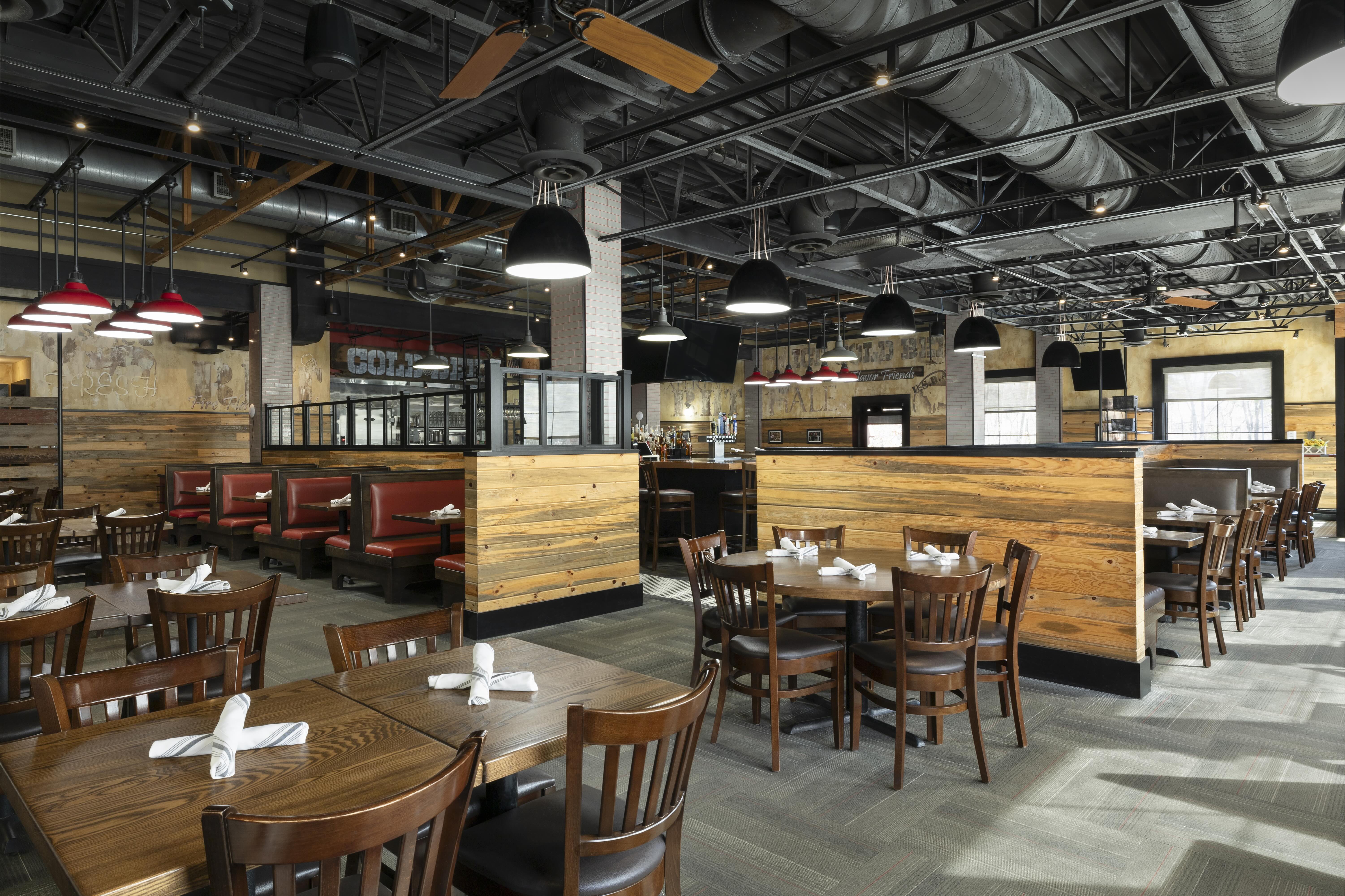 Dining Room at Red Heat Tavern in Wilmington, MA