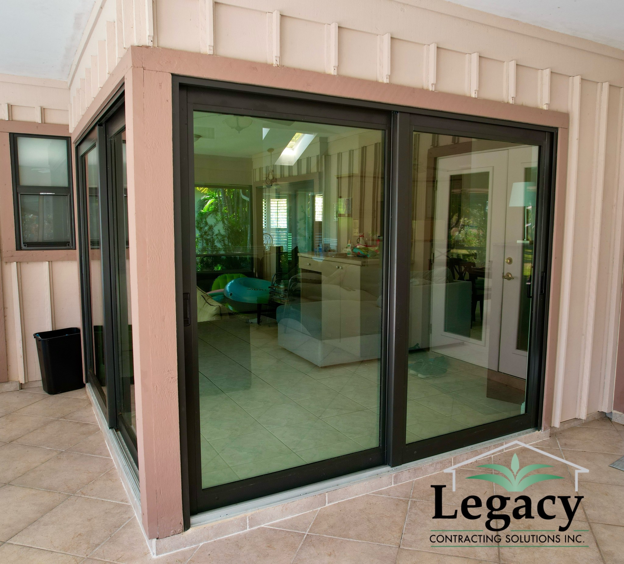 We installed these brand new impact sliders and windows.