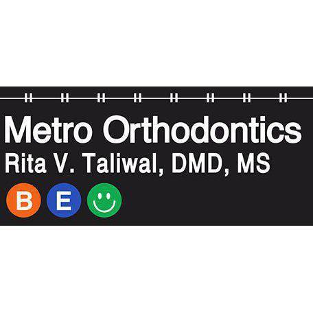 Metro Orthodontics: Rita Taliwal, DMD, MS Logo