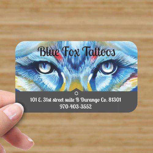 Blue Fox Tattoo Logo