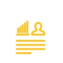 Clipboard report icon.