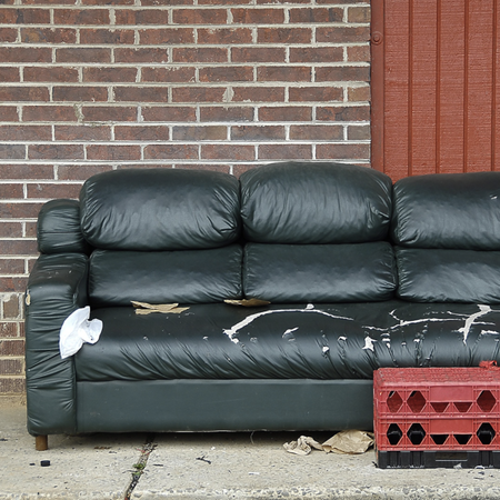 Getting rid of a couch is no easy task. Some municipalities impose fines for improperly dumping furniture and most trash companies refuse to pick up items that big. The team at JDog Junk Removal & Hauling knows how to get rid of old furniture properly. We’ll even donate certain items, depending on their condition.