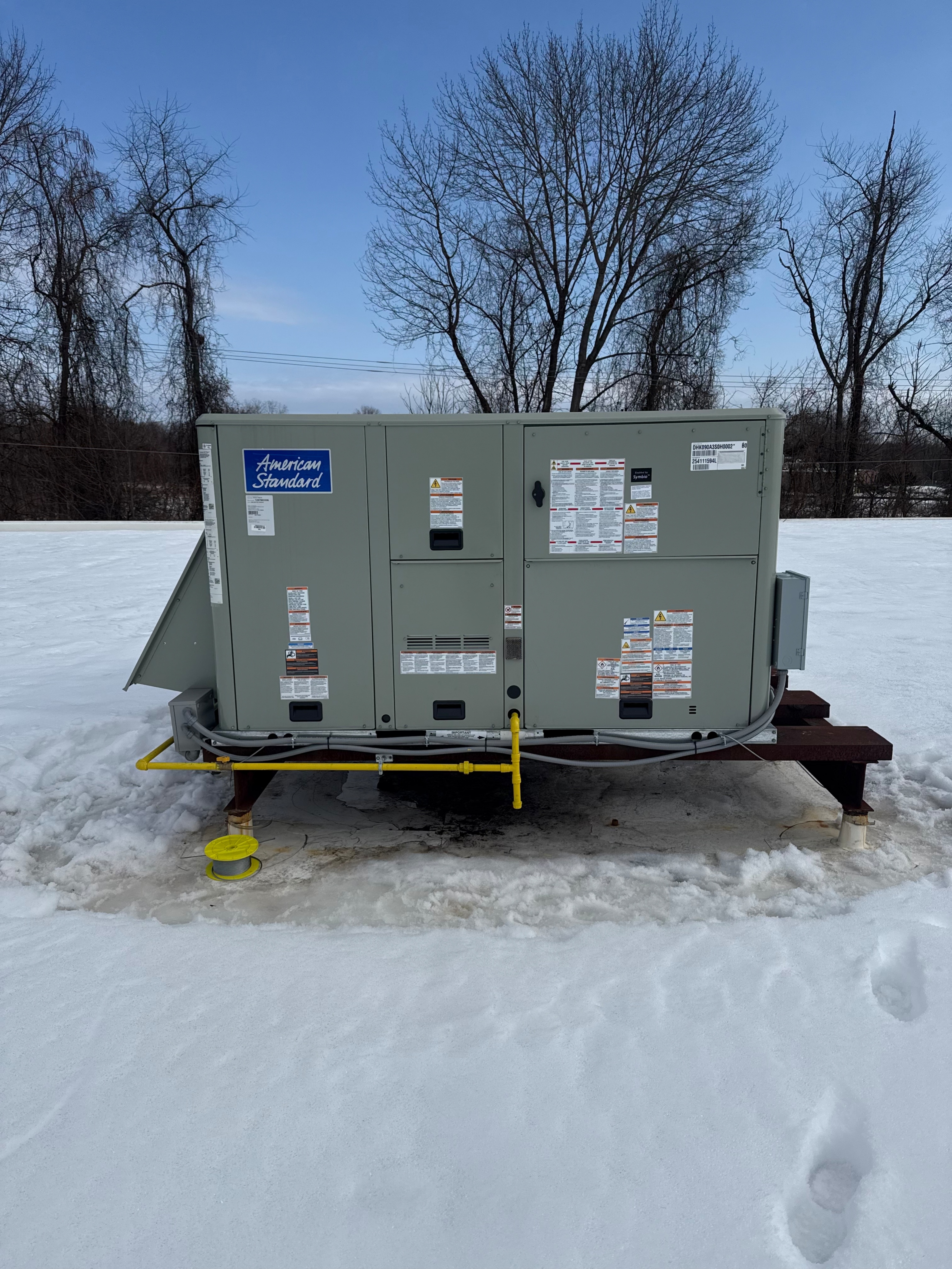 install new RTU for our commercial customer in Windsor CT
