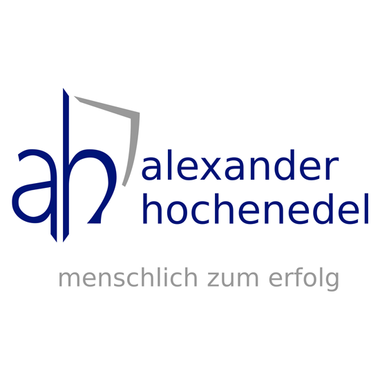 Logo alexander hochenedel menschlich zum erfolg