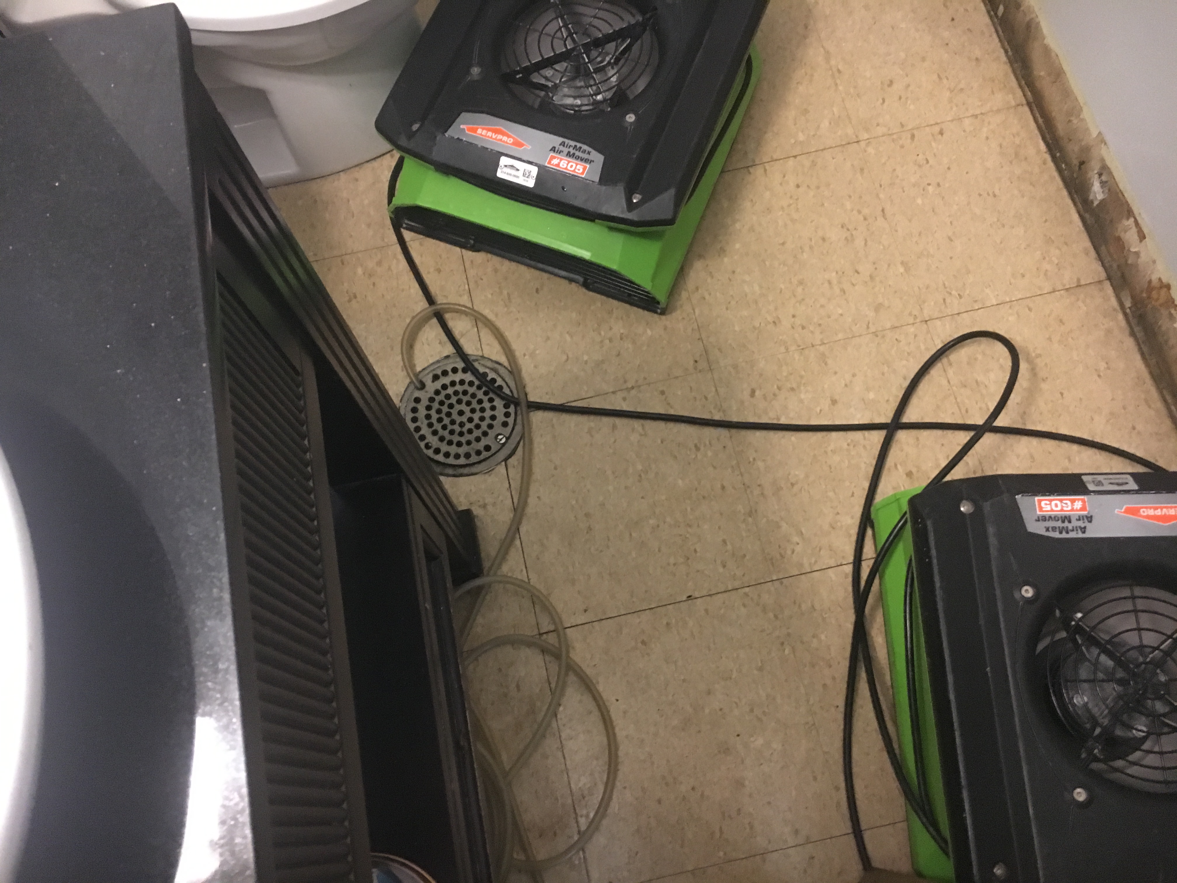 Water cleanup by SERVPRO