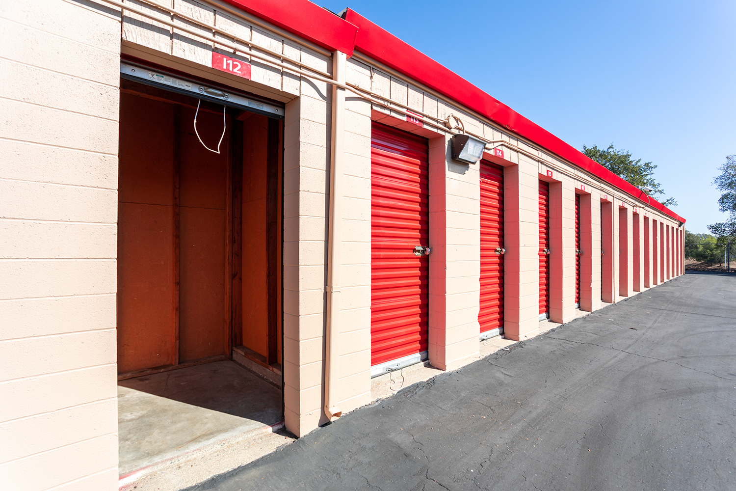 Drive-up Storage in Roseville, CA.