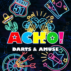 DARTS&AMUSE ACHO！ Logo