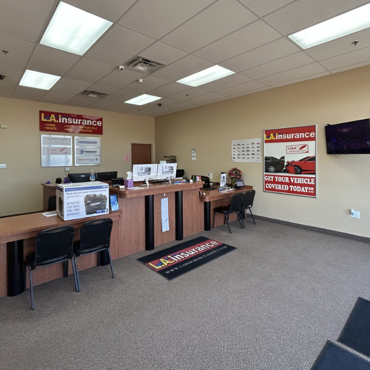 Interior of the L.A. Insurance located at 1428 Lawson Dr. in MI