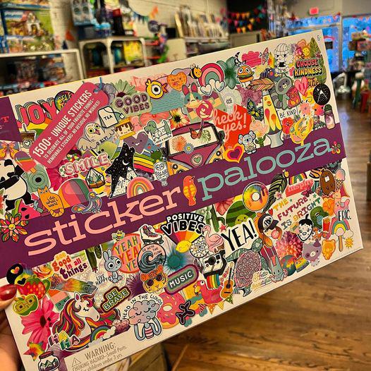 Stickerpalooza- gimme allllll the stickers! Filled with the 1500 of best of the best stickers 