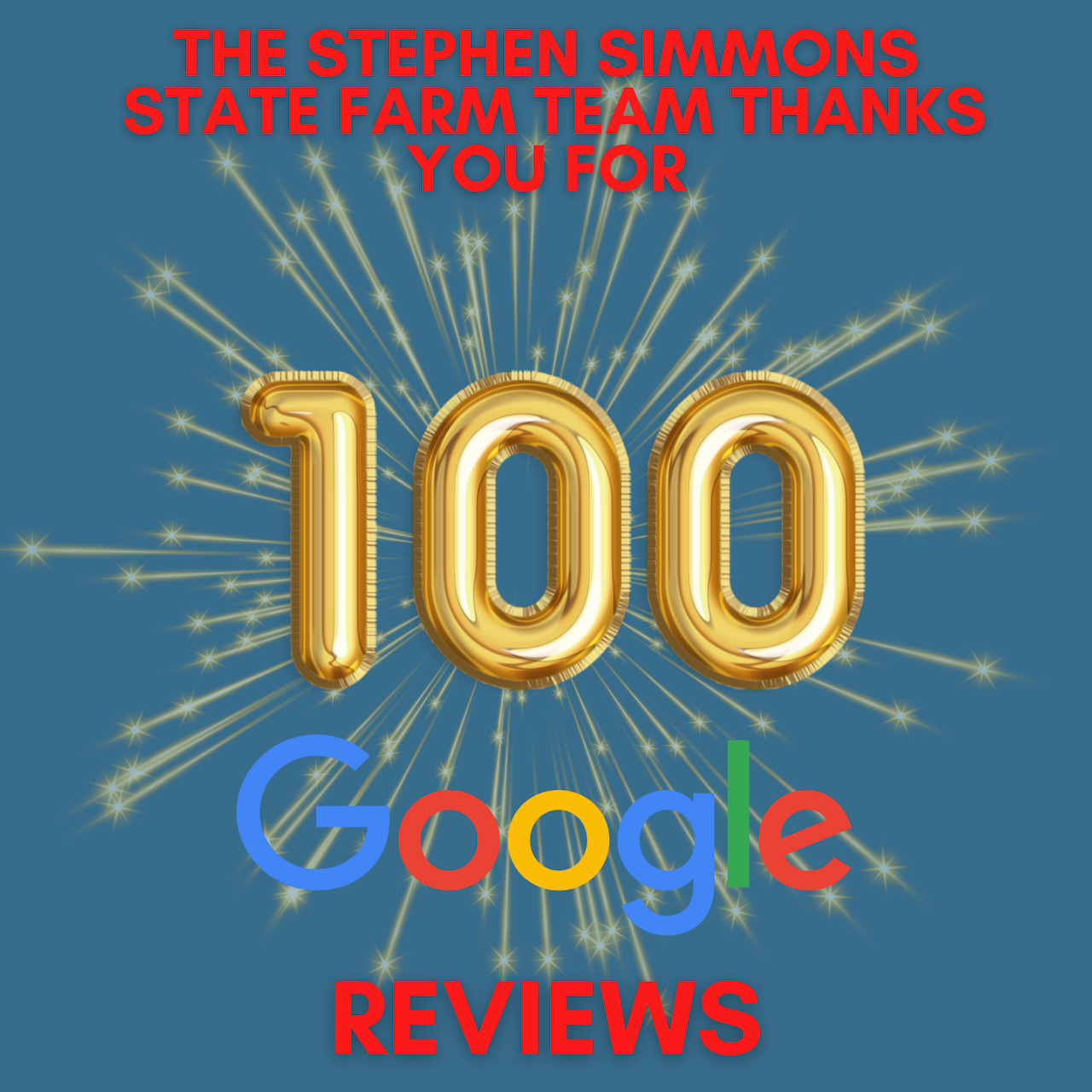 A huge thanks to all of our customers who helped us hit the 100 Goole reviews milestone!
