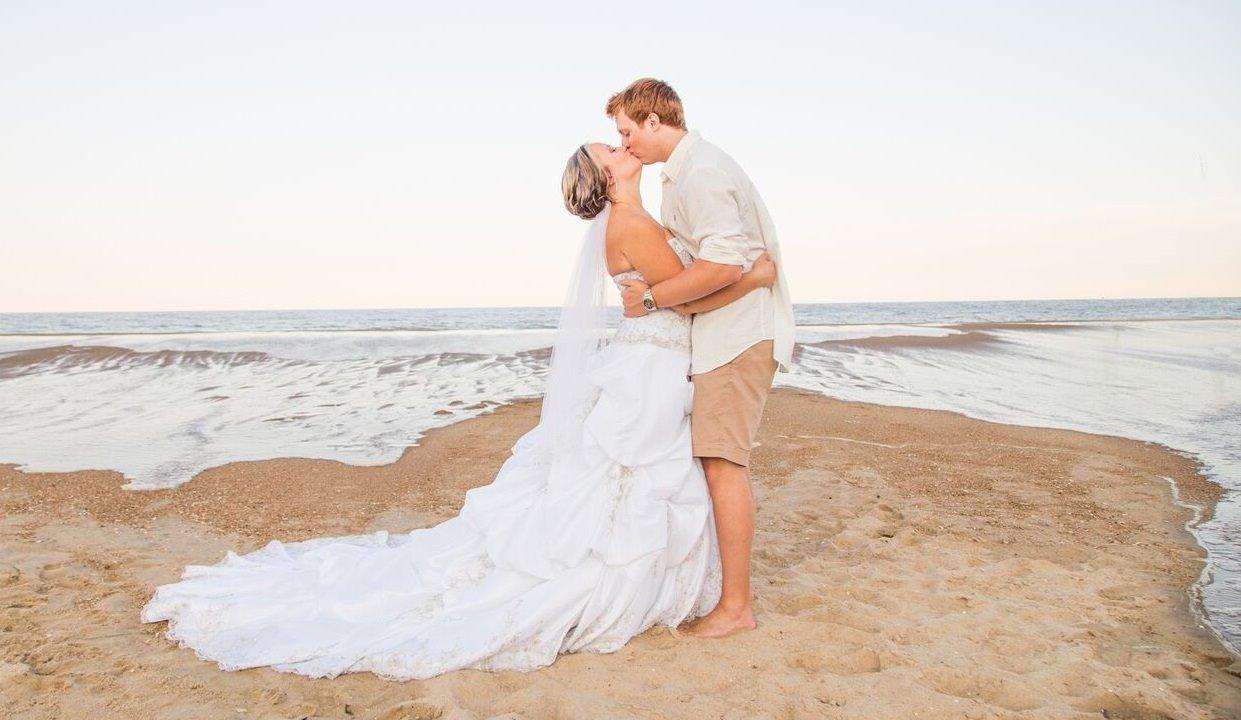 Barefoot Beach Bride Photo