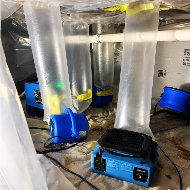 At RestoPros of West Central Michigan, we restore water-damaged properties with precision, minimizing disruption to your home or business. Using powerful air movers and expertly placed plastic containment, we direct airflow exactly where it&rsquo;s needed, drying walls, floors, and ceilings quickly.