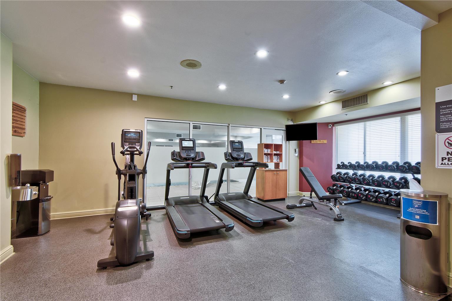 Health club  fitness center  gym