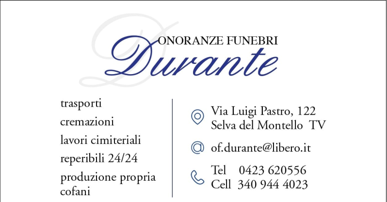 Images Onoranze Funebri Durante