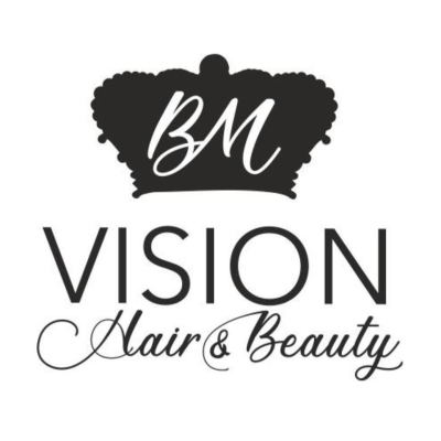 Vision Hair & Beauty BM Salon Exclusive AVEDA Logo