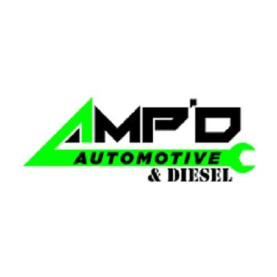 Amp'd Automotive & Diesel Logo