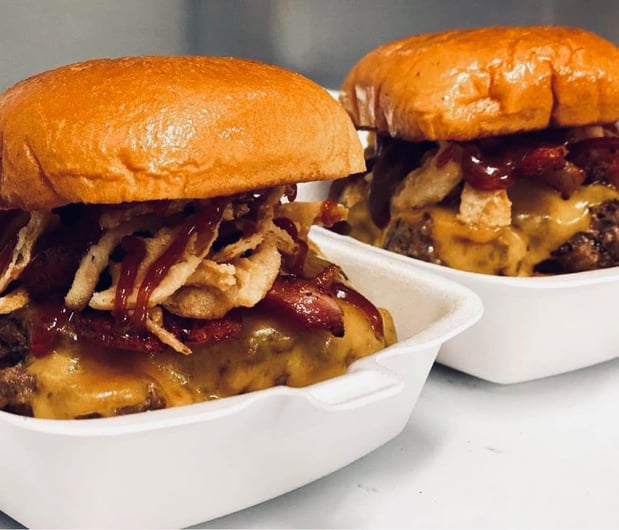 Images Super Stuffed Burgers