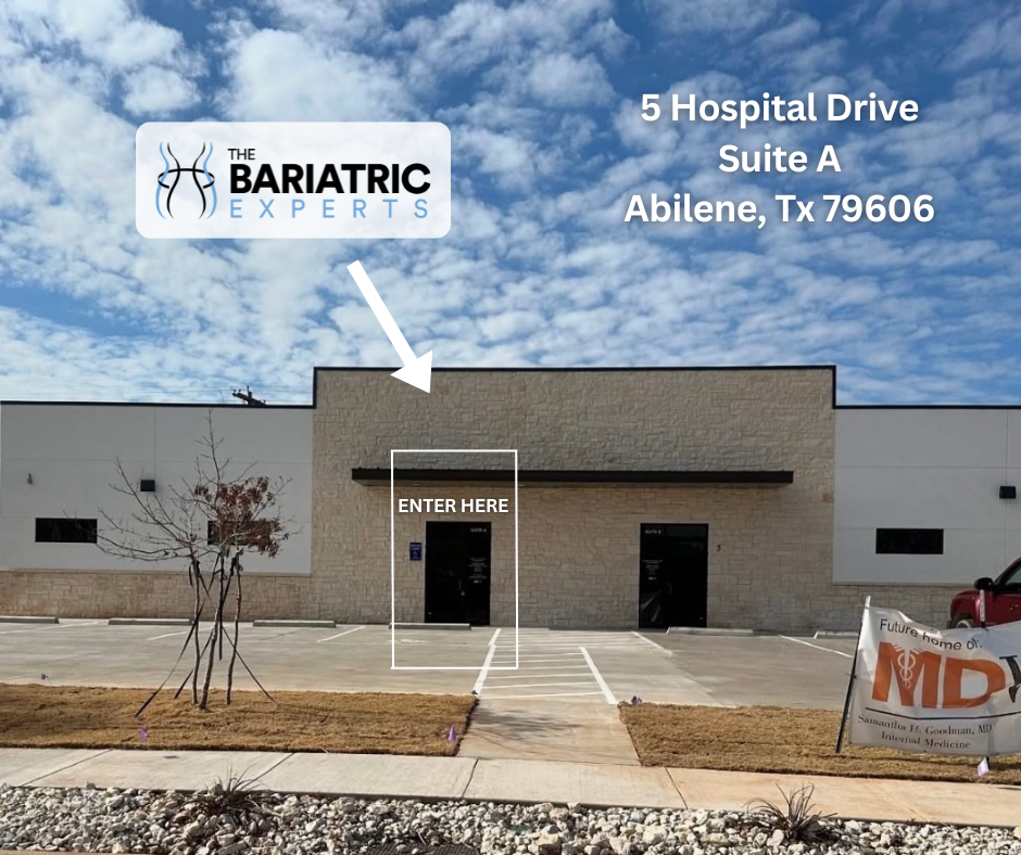 The Bariatric Experts, Abilene TX, location entrance.