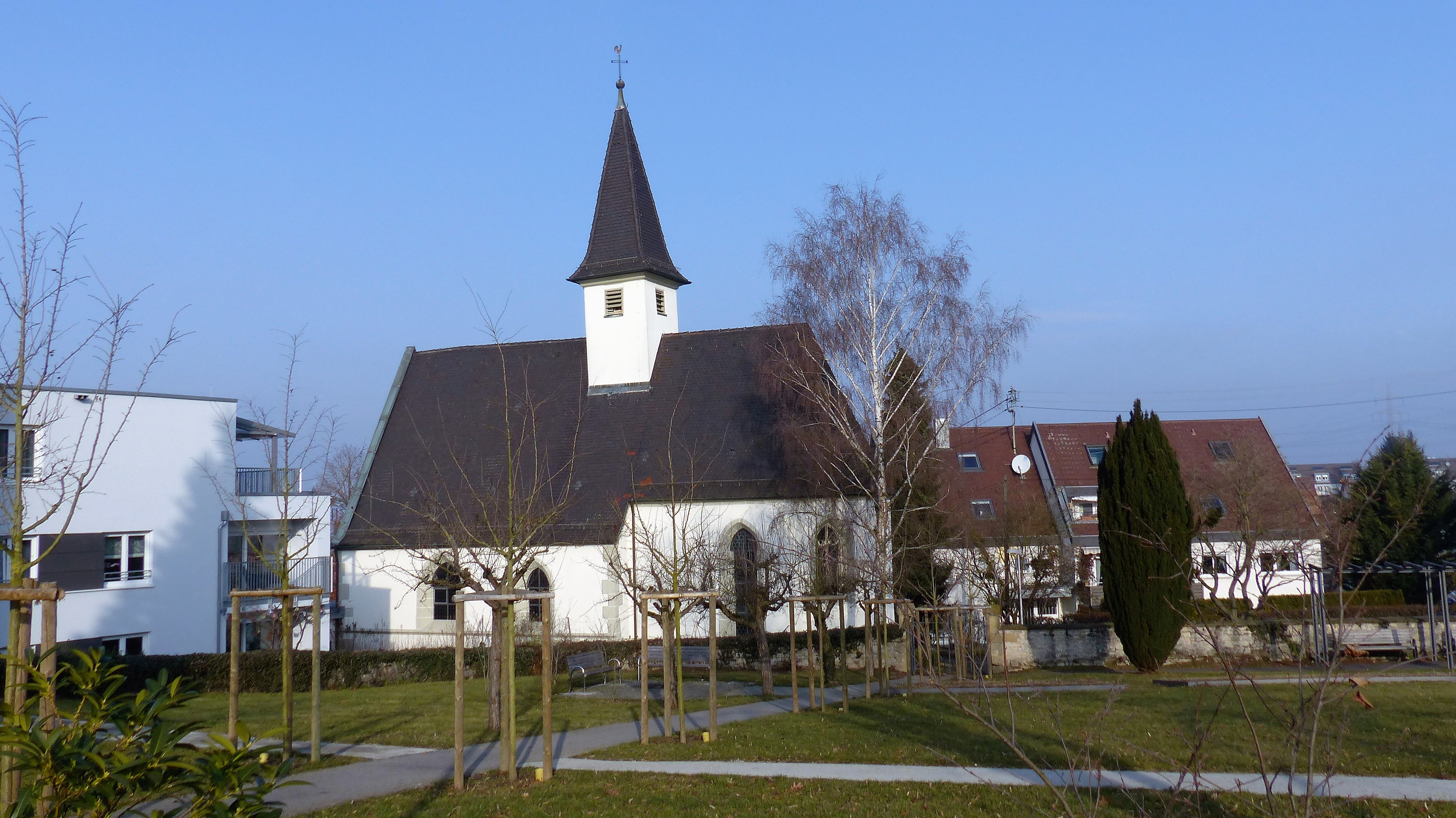 Erhartskirche Hohenacker - Evangelische Kirchengemeinde Hohenacker, Karl-Ziegler-Str. 31 in Waiblingen-Hohenacker